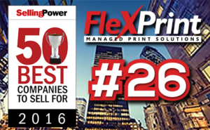 FlexPrint----2016-Selling-Power-50-Best-Companies-To-Sell-For